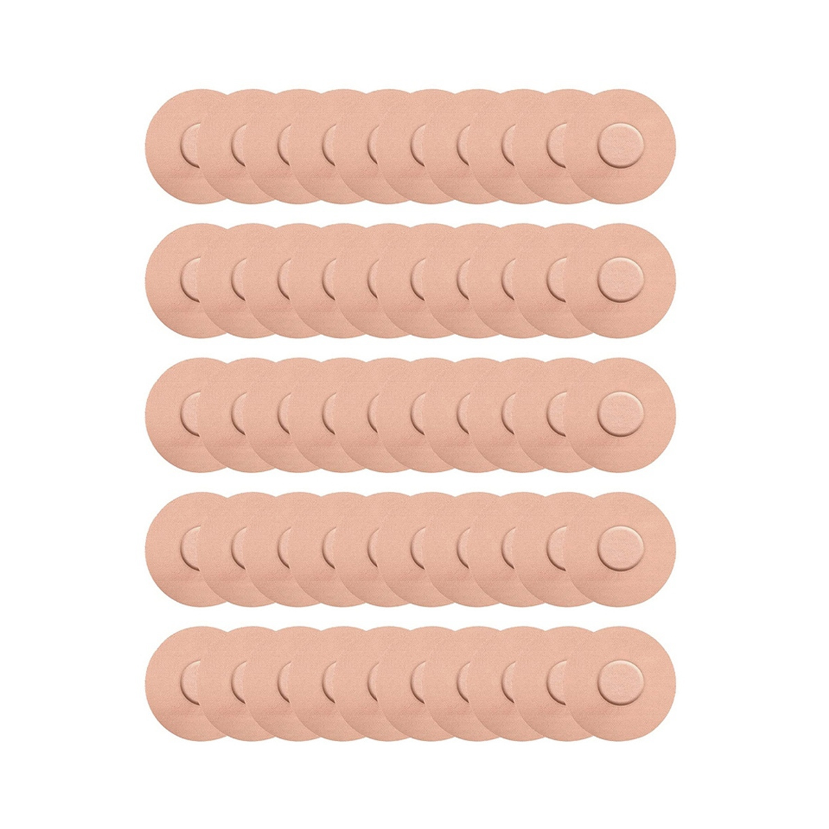 Stiker Sensor perekat gaya bebas, 50 buah stiker Monitor glukosa terus menerus olahraga tahan air stiker Overpatch kulit