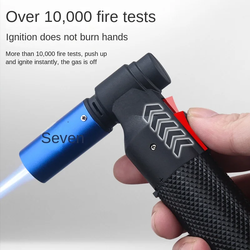 Antorcha de pistola pulverizadora, encendedor de Gas con chorro de llama azul, accesorios de cocina para fumar, joyería Turbo a prueba de viento, encendedores de cigarros para soldar