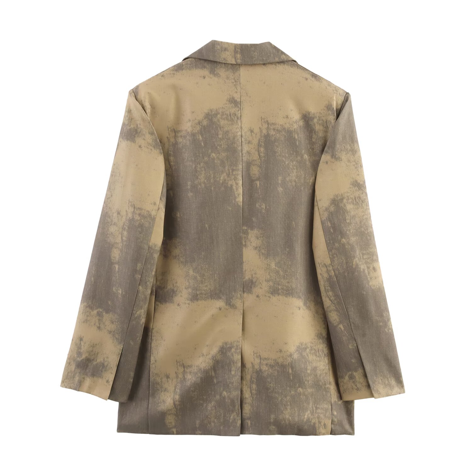 Jaqueta de terno feminino com moda impressa de botão único estilo manga comprida verão novo terno jaqueta