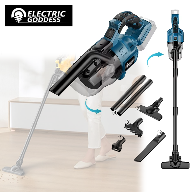 Aspiradora inalámbrica portátil de mano, soplador de polvo para suelo de coche, pelo de mascota, herramientas de limpieza multifunción para Pin de batería Makita de 18V