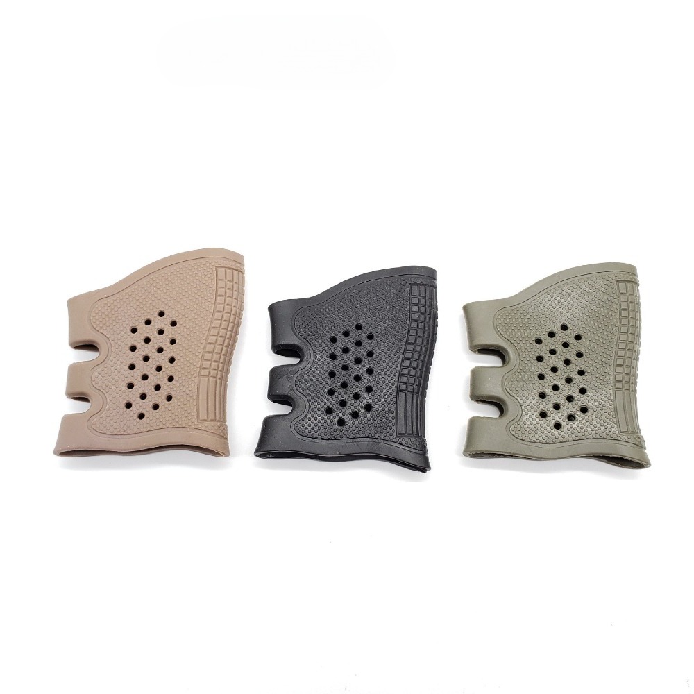 Tactische Pistool Rubberen Grips Handschoen Mouw Airsoft Accessoires Anti-slip Ademende Handschoen beschermende Voor G17 G19 G22