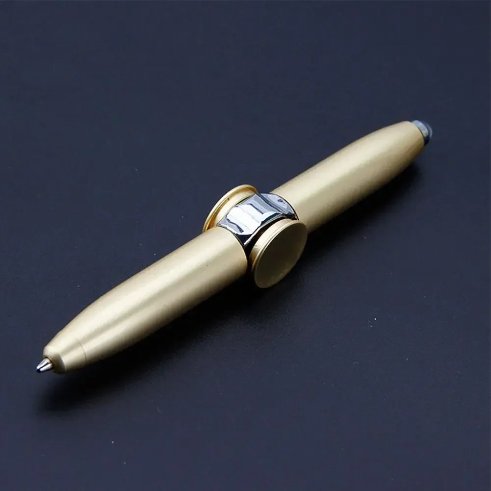 LED Stift Kugelschreiber Fidget Spinner Druck Student Geschenk Kugelschreiber Spin Pen Twirling LED Rotierenden Stift Schreibwaren Fidget Stift