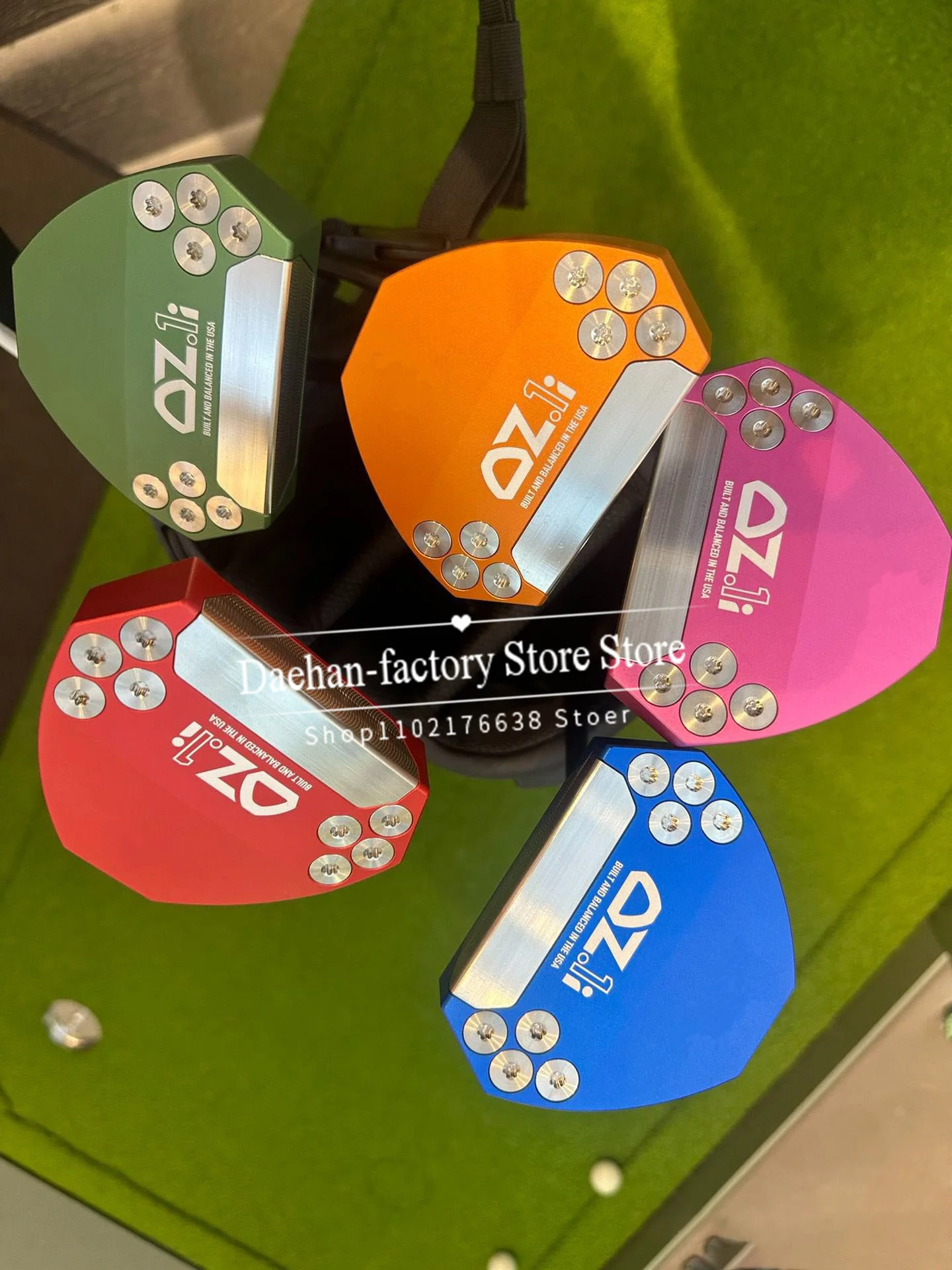 LAB Golf OZ1i Putter Balanceado Zero Torque Putter Aço 33 34 35 36 Polegada eixo Golf Club com tampa de cabeça