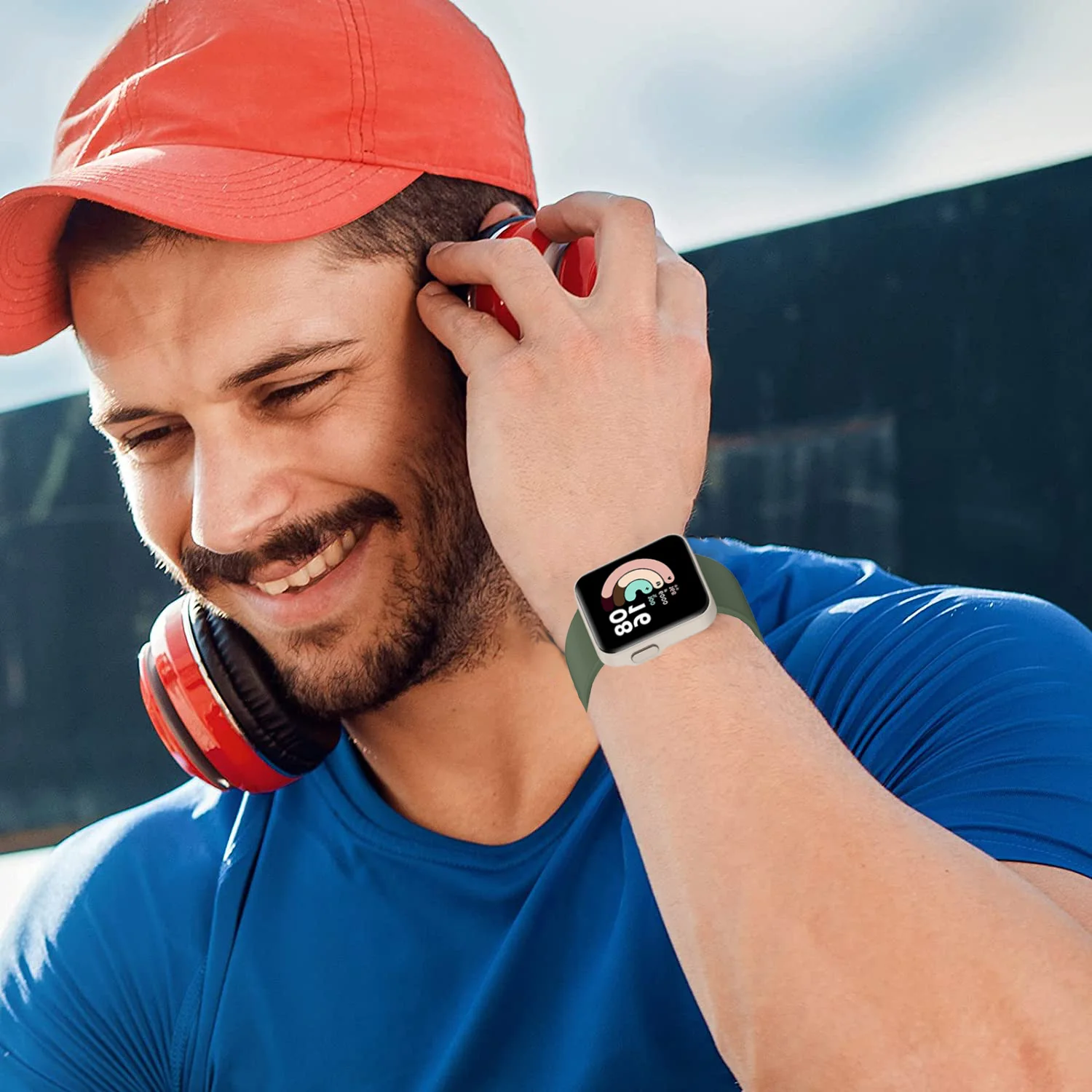 สายซิลิโคนสําหรับ Xiaomi Mi Watch 2 Lite Global Version เปลี่ยนสายนาฬิกาสร้อยข้อมือ Mi Watch Lite Redmi Watch 2/1 สาย