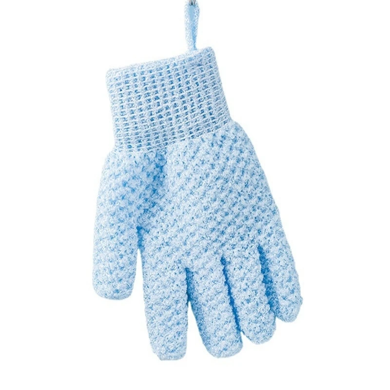 ถูผ้าเช็ดตัวห้านิ้วถุงมืออาบน้ําฝักบัวFrostedโคลนเครื่องมืออาบน้ําFrostedผ้าเช็ดตัวอาบน้ําเครื่องมือขัดถุงมืออาบน้ํา 1Pc