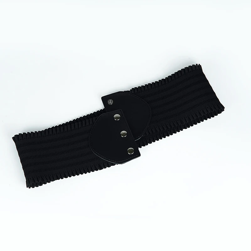 High Elastic Elastic Women's Belt Bohemian Elastic Pu Belt Women's Elastic Tight Waist Belt Jeans Dress Elastic Wide Belt