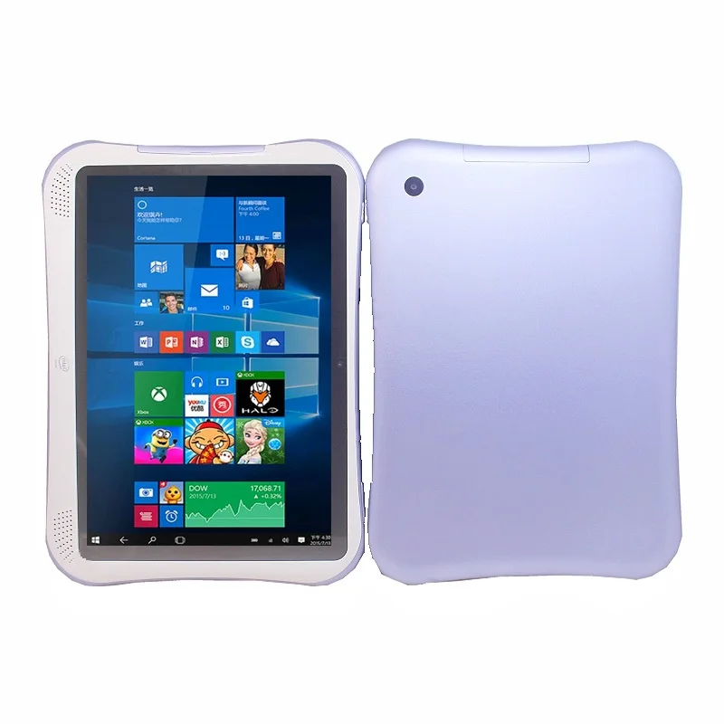 Sistema de 64 bits de 10.1 polegadas q1 4gb ddr ram 64gb rom windows 10 tablet pc ips hdmi-compatível câmera dupla 8000 mah bateria