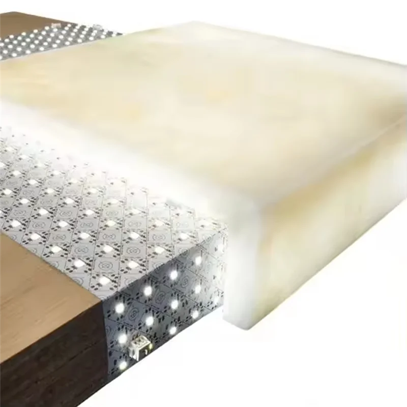 A36T-DC24V 242LED 28W Folhas de LED flexíveis 490*245Mm Luzes de folha de painel para bancada de cozinha Luz de fundo de publicidade em mármore