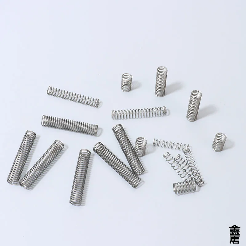 Kit assortimento di molle di compressione da 240 pezzi, 15 dimensioni, mini molle in acciaio inossidabile per riparazioni, lunghezza da 0,39" a 1,18", 0,16" - 0,2