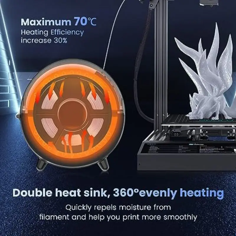 SUNLU 3D Filament Droger S2 FilaDryer Droge Box S2 Drogen Filamenten Opbergdoos Houden Filament Droog Houder Gratis 3D Printer Mate