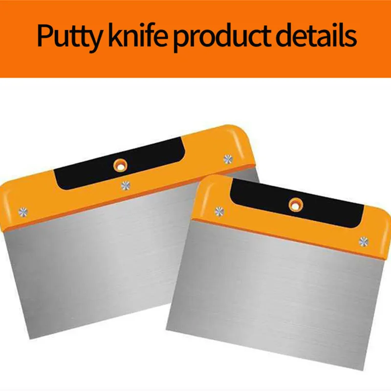 4/6/8/10 นิ้วสแตนเลส Putty Knife สีเครื่องมือ Putty Scraper พลาสเตอร์พลั่วบรรจุไม้พายวอลล์เปเปอร์ Scraper Wall Decor