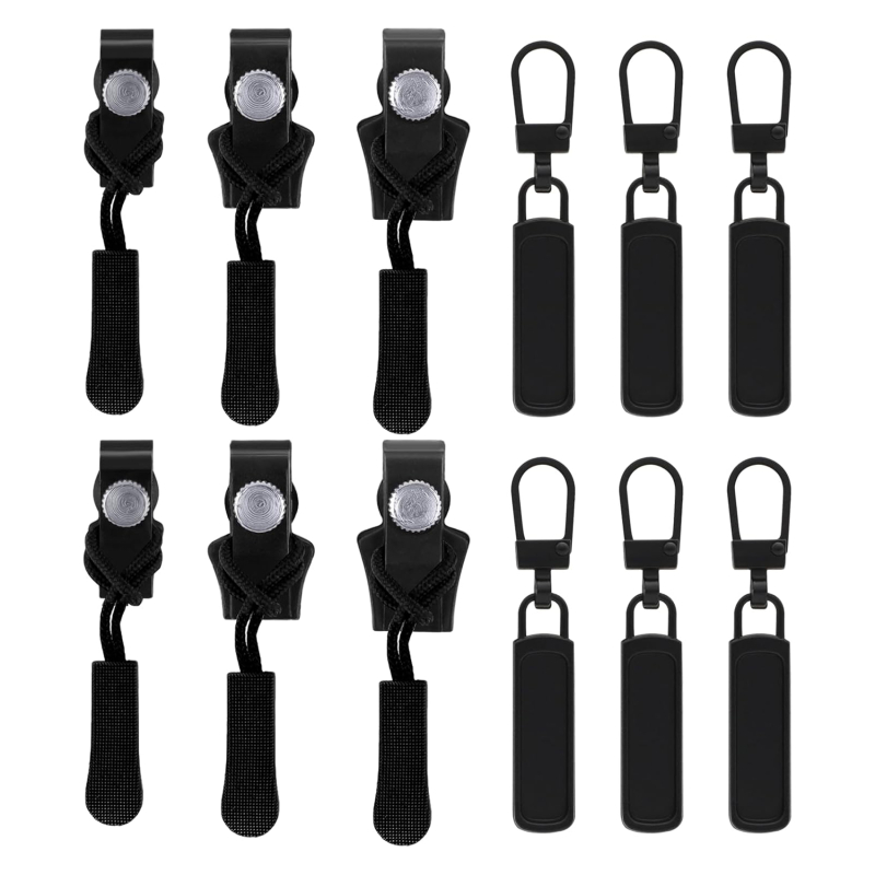 Universal Zipper Puller Abnehmbare Instant Reparatur Kit Zipper Kopf Ersatz Jacke Taschen Mantel Zipper Slider Zieht Nähen Werkzeuge