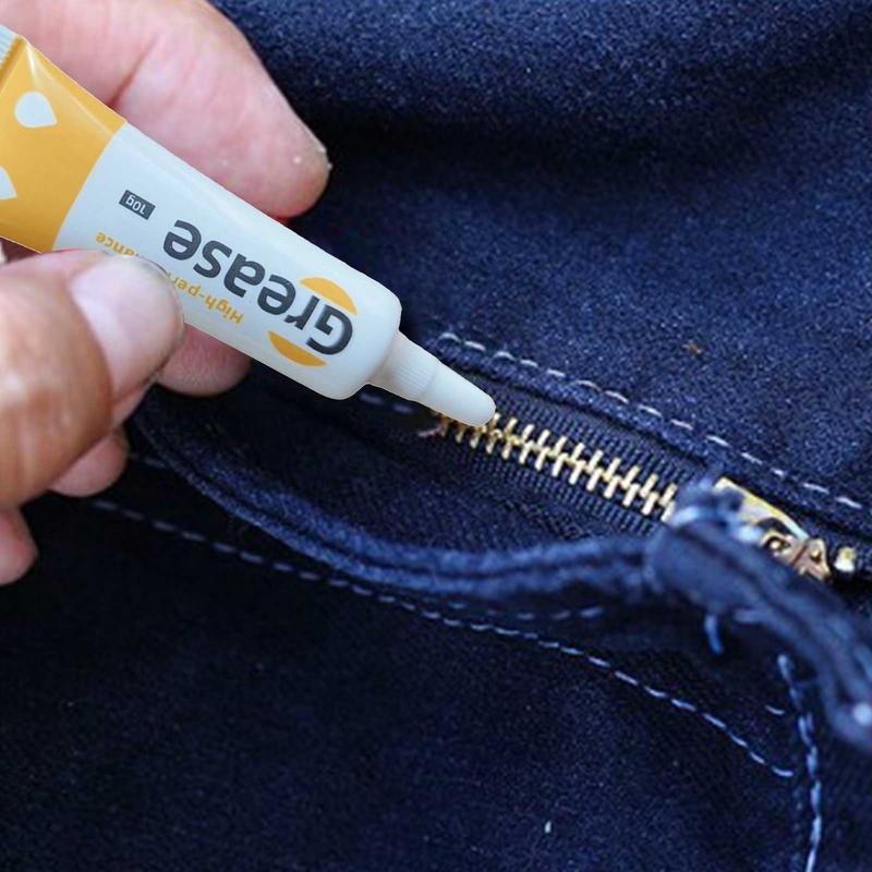 ジッパー潤滑剤衣類用 5 個潤滑剤チューブ潤滑グリースロックコア潤滑修理スタック多機能ジッパー