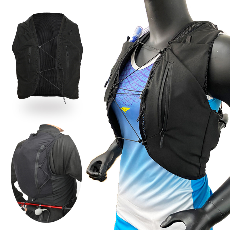 (S-2XL) กระเป๋าเป้สะพายหลังวิ่งลาก 10 ลิตรกระเป๋าเสื้อกั๊กไฮเดรชั่นน้ําหนักเบาเป็นพิเศษสําหรับเดินป่ากลางแจ้งเดินป่าขี่จักรยานมาราธอน