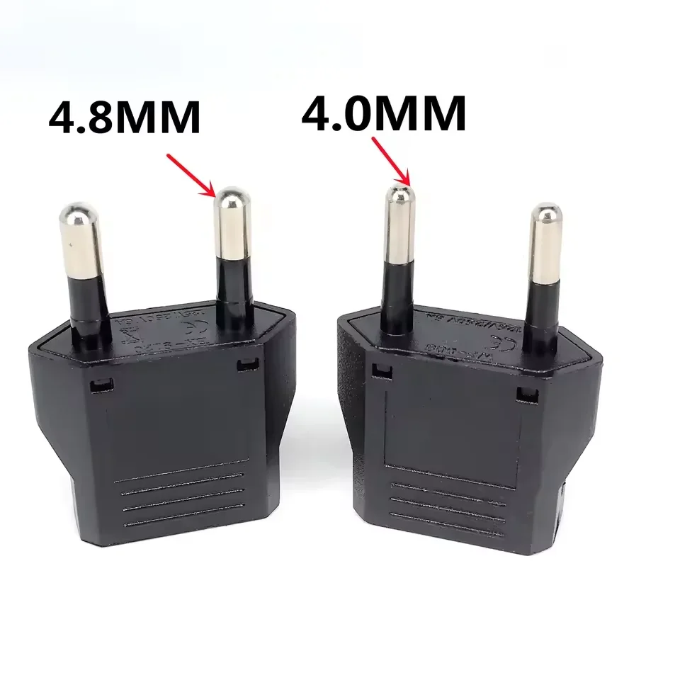 1-50pcs US to EU Plug Adapter Travel  Euro EU KR Converter Plugs Power Sockets KR Adapter Electric Korea Converter Power Sockets