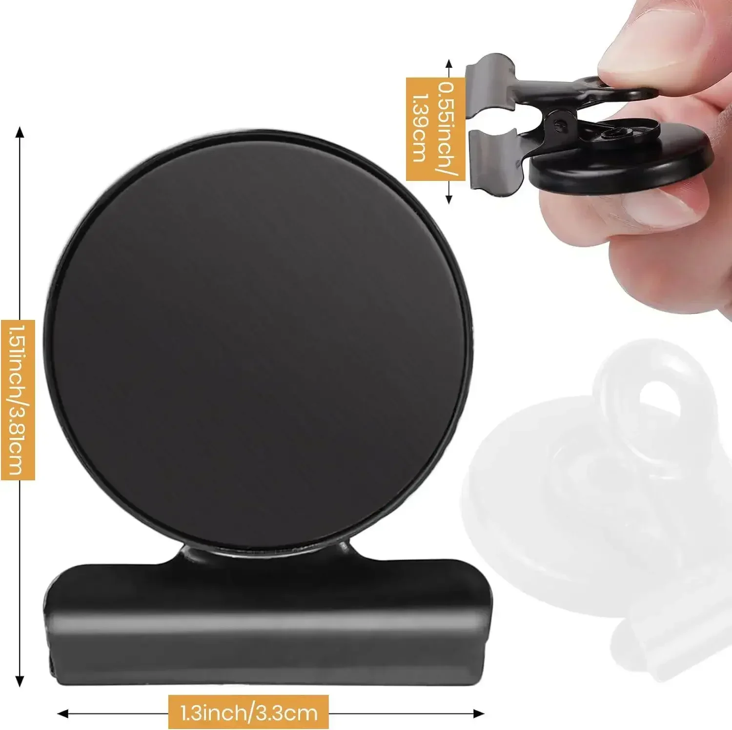 Aimants puissants Clips magnétiques Clips bouledogue Clips magnétiques robustes parfaits pour les aimants pour tableau blanc affiche Photo maison