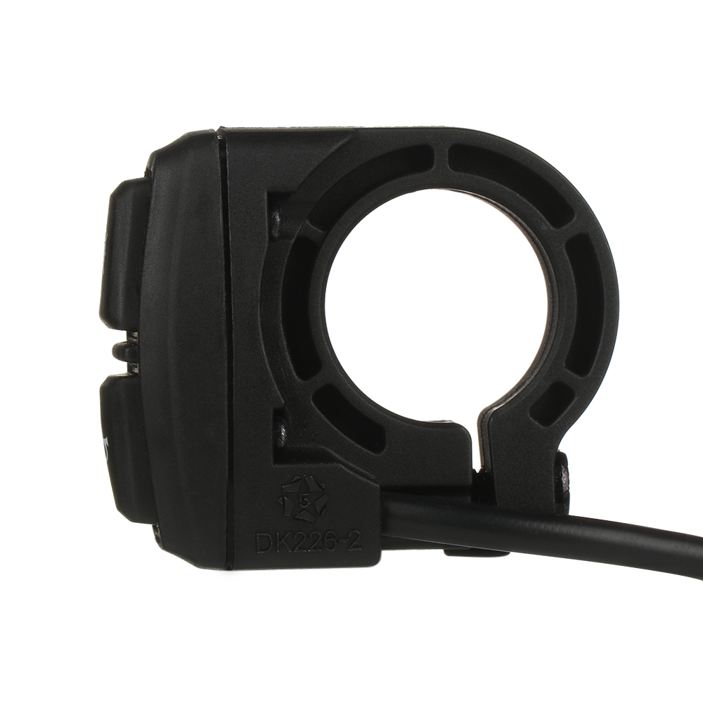 สวิตช์ไฟจักรยานไฟฟ้าใหม่แตรควบคุมระบบไฟฟ้าสัญญาณไฟเลี้ยวไฟ eBike โคมไฟสีดำอะไหล่อุปกรณ์เสริมรถจักรยานยนต์