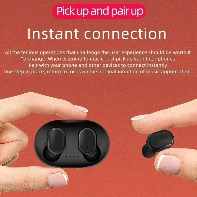 Original tws sem fio bluetooth fones de ouvido esporte fone fone bluetooth com microfone para todos os smartphones