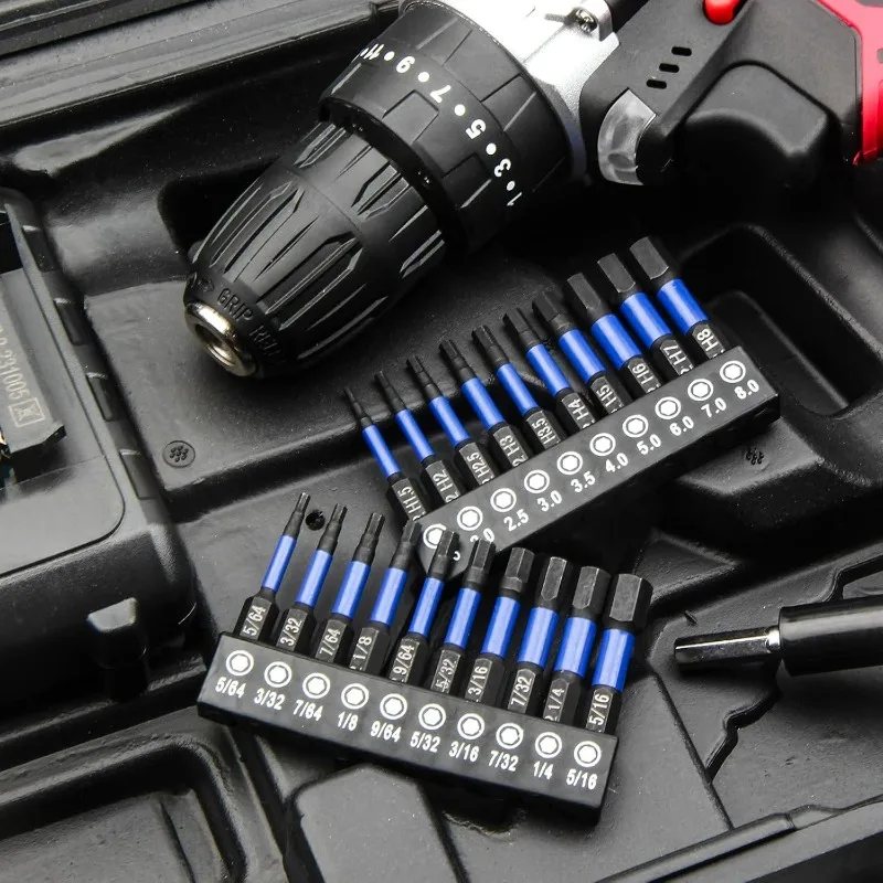 10/20PCS Impact Torx Drill Bit Set Hex Head Shank Magnetic Screw Driver Screwdriver Bits Wrench S2 Electric Drill Tools