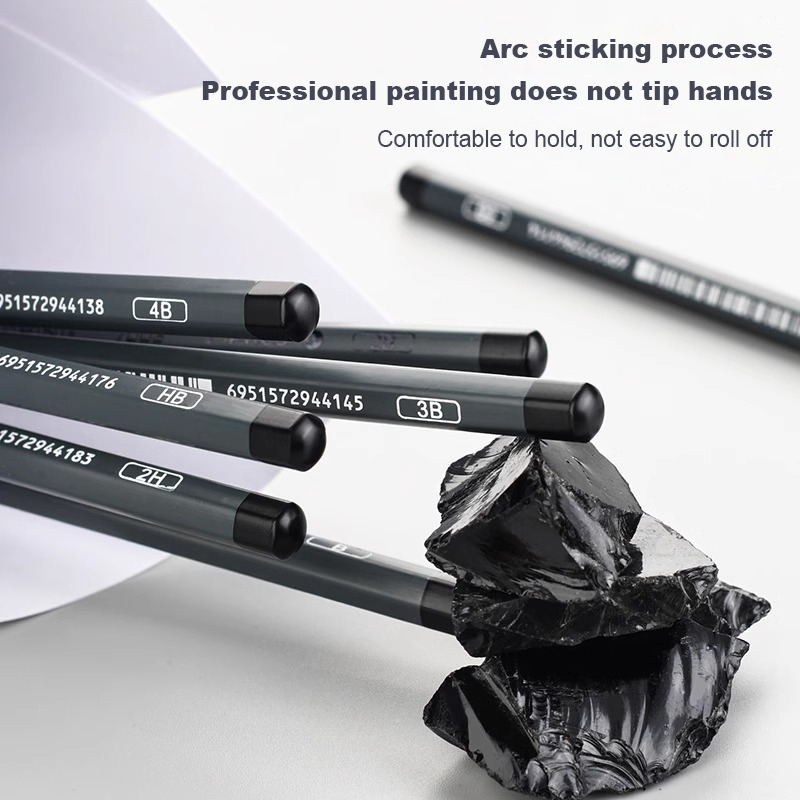 2H HB B 2B 3B 4B 5B 6B 7B 8B 12B 14B Набор графитовых угольных карандашей для рисования эскизов для начинающих художников