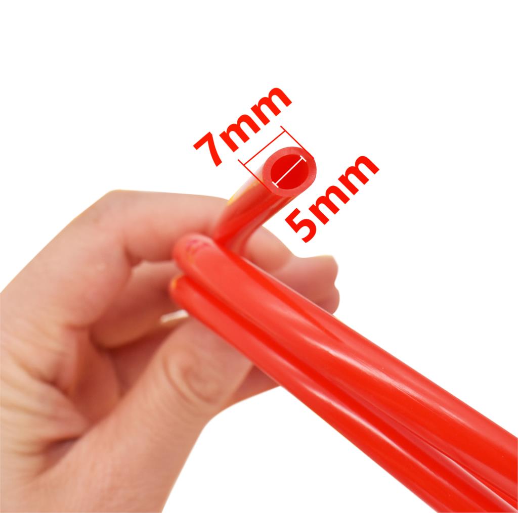 범용 5mm * 1 미터 오토바이 가솔린 연료 라인 호스 가스 오일 파이프 튜브 고무 혼다 전동 자전거 스쿠터 50-200cc