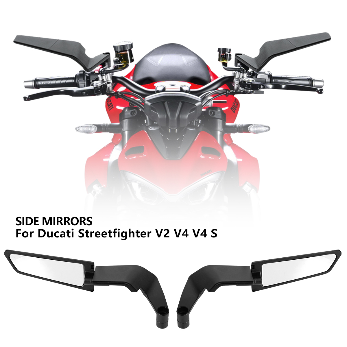 Motorcycle Accessories Mirrors Stealth Winglets Mirror To Rotate Adjustable Mirrors For YAMAHA MT 03 07 09 R1R3R7 XMAX KTM BMW