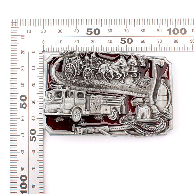 Fivelas de cinto de transporte e caminhão de bombeiros Material de liga de zinco com estilo europeu e americano
