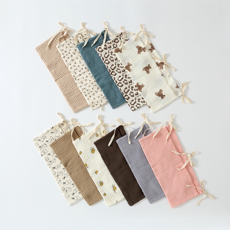 Algodão pendurado sacos de armazenamento para recém-nascidos, organizador do berço, bolso de fraldas, bedding set, baby bed acessórios, nappy store, brinquedo