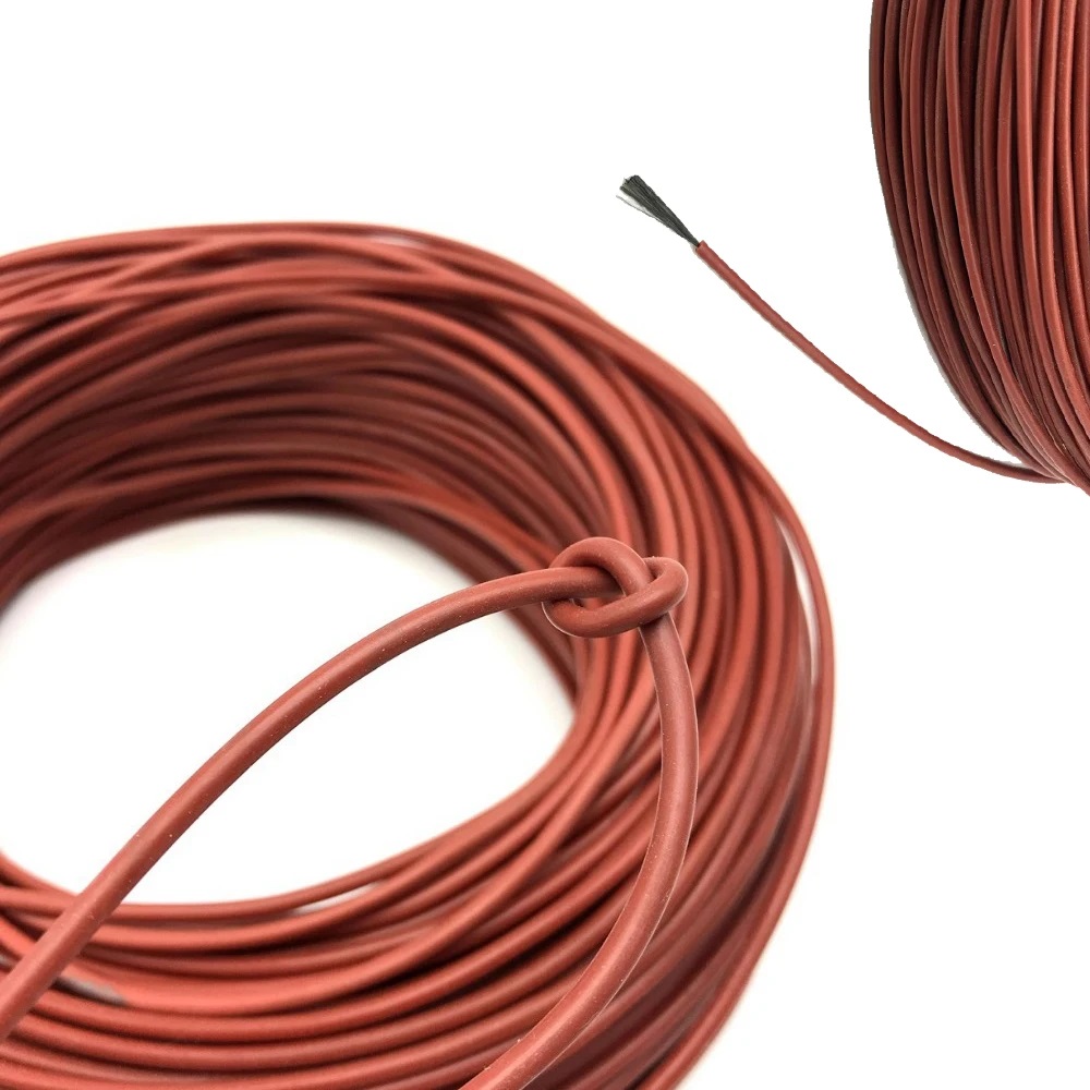 10 Tot 100 Meter 12K Vloer Warme Verwarming Kabel 33 Ohm/M Infrarood Vloerverwarming Film 220V Koolstofvezel verwarming Draden Spoel