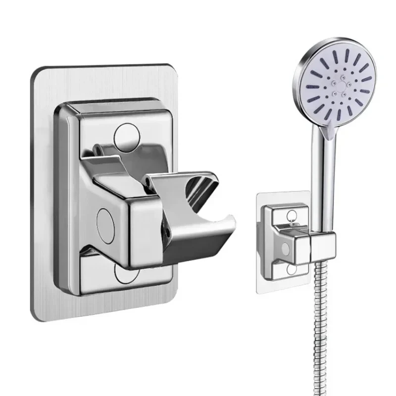 Nouveau Support de douche à main pour salle de bain, sans poinçon, réglable, sans perçage, support de douche ABS