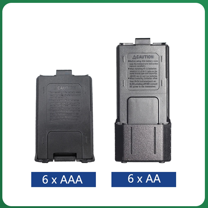 Baofeng UV-5R Batterij Case BL-5 AAA batterijen Shell Uitgebreide AA Batterij Behuizing voor GT-5R DM-5R UV-5RE Walkie Talkie Accessoires