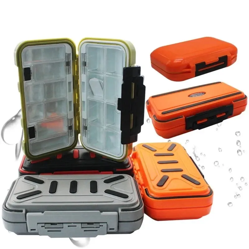 BURLE OEM And On Stocks Fishing Accessories Bait Storage Box 4 Colors Large Medium Small Size Fishing Supplies Box