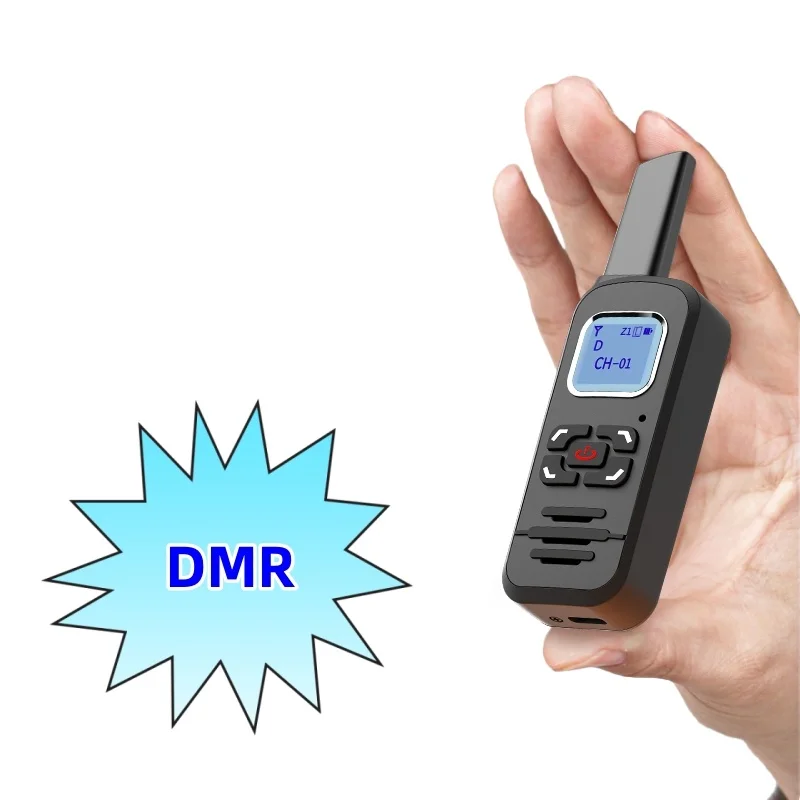 Long Range DMR Digital Analog Walkie Talkie Single Band Dual Time Slot Ham Radios for Emergency Communication