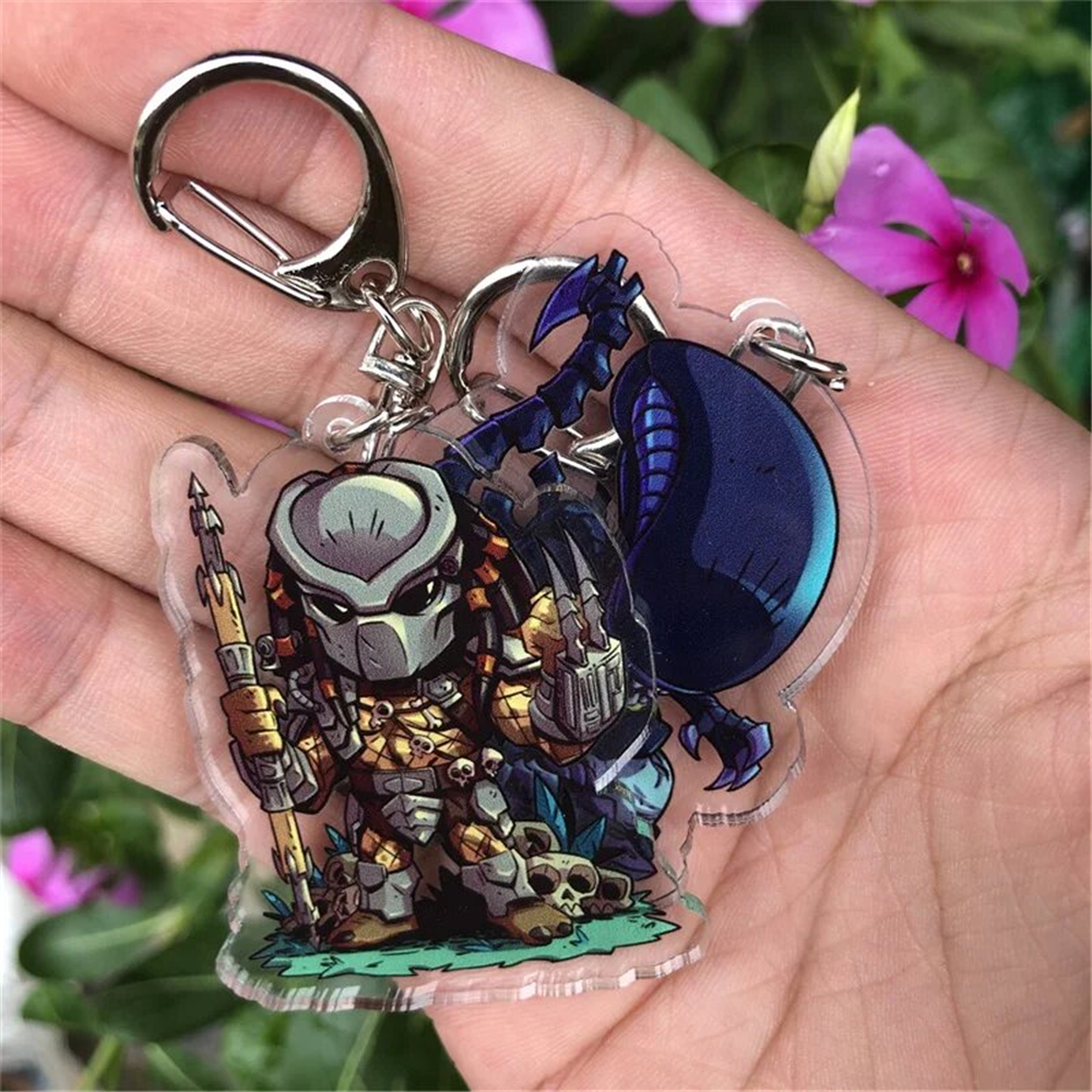 Predator Alien Xenomorph Cosplay Kostüme Schlüsselanhänger Schlüsselanhänger Zubehör Anhänger