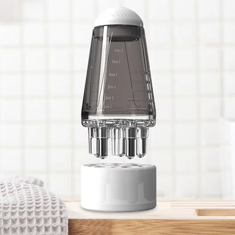 Aplicador de couro cabeludo, solução para recrescimento e estilo de cabelo, pente guia, cabeça hexagonal, bola de rolo de óleo, pente de massagem, ferramentas de relaxamento