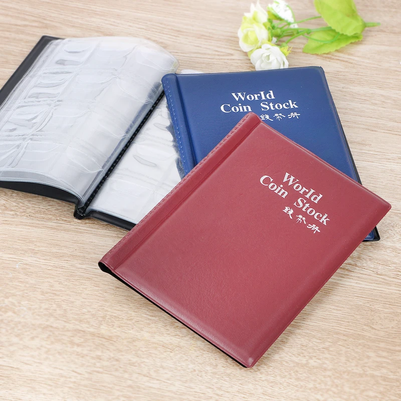 สําหรับสะสมเหรียญผู้ถืออัลบั้ม MINI Penny เหรียญเก็บกระเป๋าเก็บเงิน Organizer 120 กระเป๋าเหรียญคอลเลกชันหนังสืออัลบั้ม