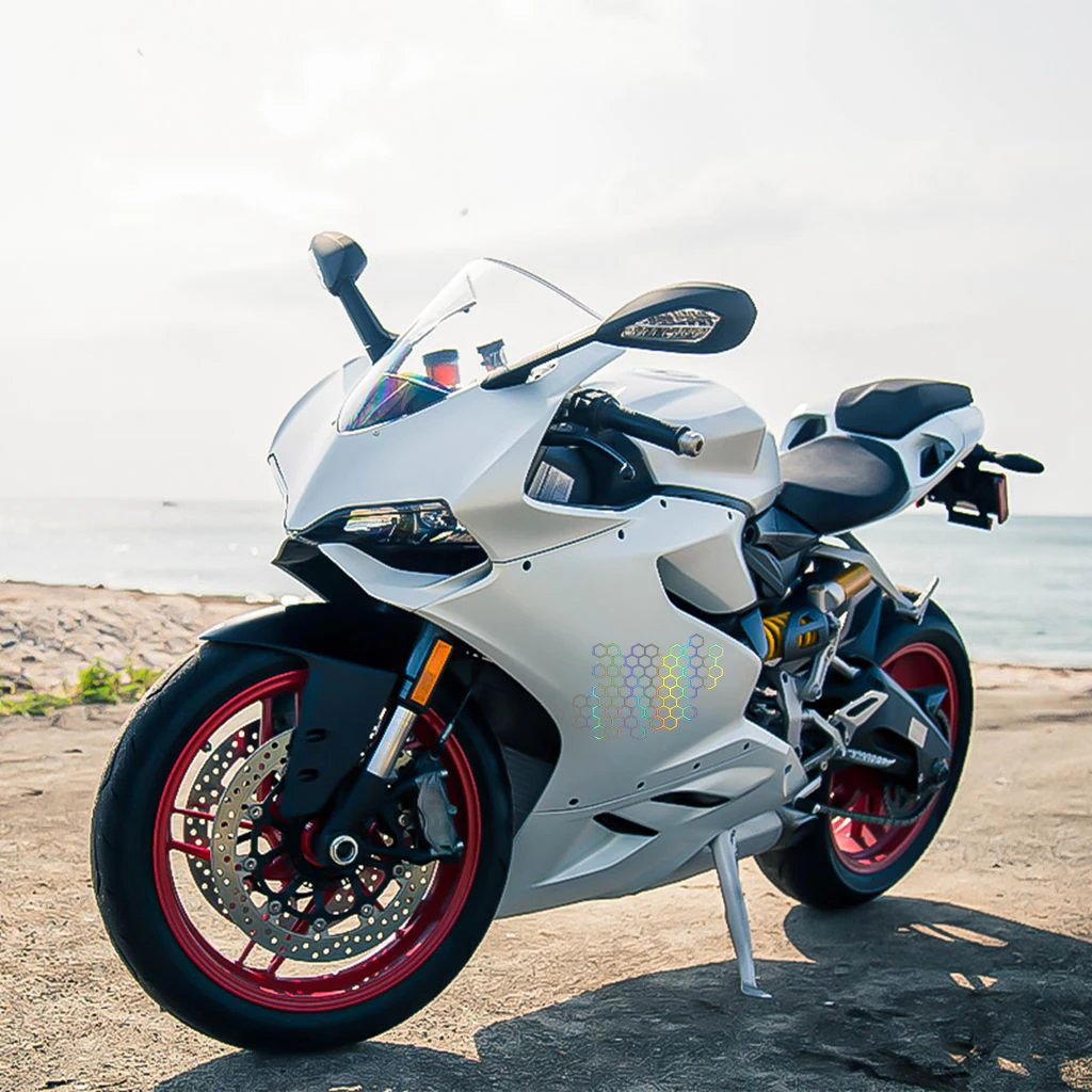 Honeycomb Open Style Car Stickers for Auto Window Body Motorcycle Cool Modified Tail Lights Stickers Racing Helmet Vinyl Decals