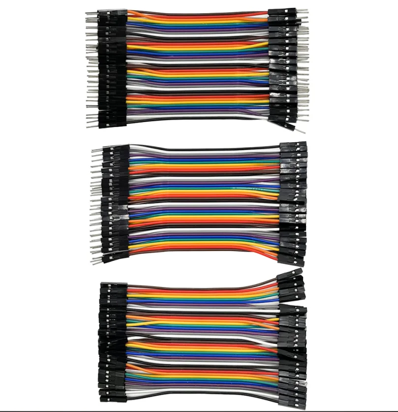 40Pin Dupont Line 10/20/30 ซม.ชาย-ชาย,ชาย-หญิง,หญิง-หญิงจัมเปอร์ Dupont สายไฟสําหรับ Arduino DIY KIT