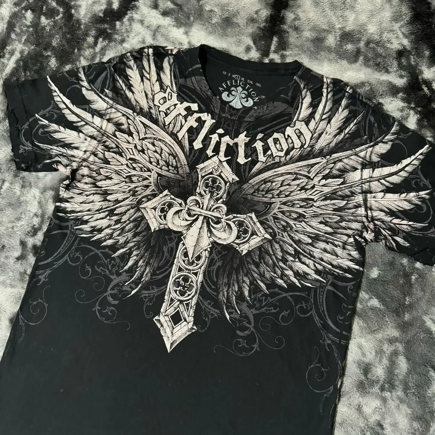 Y2K 苦しみ Tシャツヴィンテージ服パンクヒップホップグラフィックプリント特大 Tシャツ女性ラウンドネックコットン半袖トップス