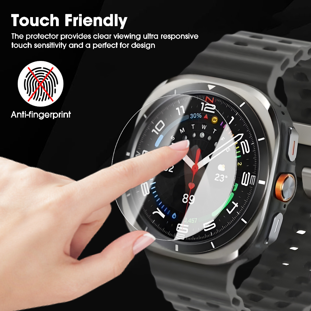 Screen Protector For Samsung Galaxy Watch Ultra 47mm Tempered Glass  Protective Film For Samsung Watch 7 40 44mm Protector Film