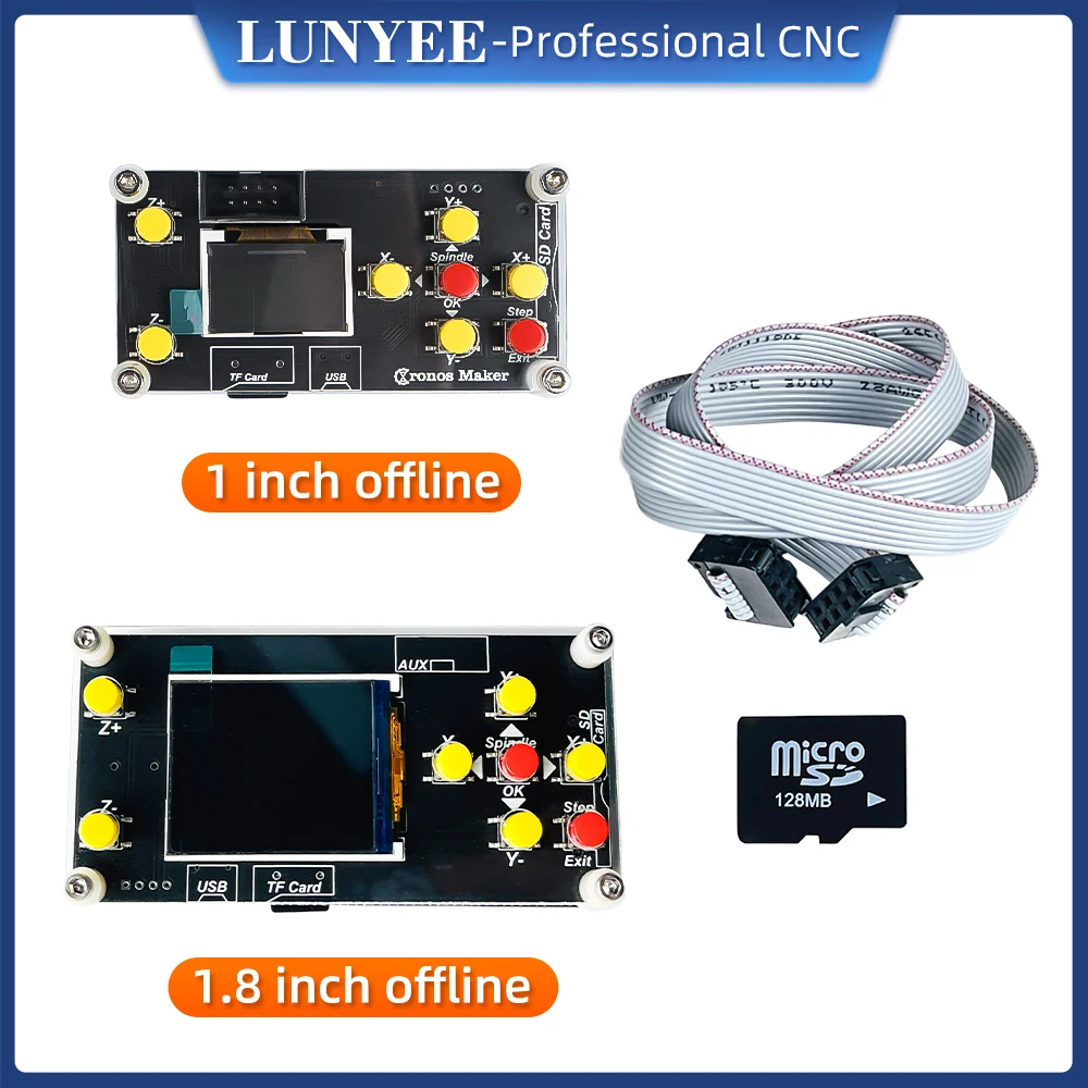 Placa controladora sin conexión Grbl, controlador Cnc sin conexión de 3 ejes para fresadora de grabado 3018Pro 1610/2418/3018
