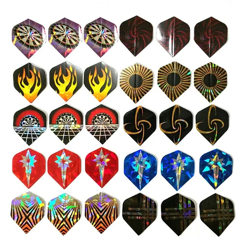 Дротика Перелёты комплект 30 шт. несколько стилей разноцветный Дартс из ПЭТ Дротика s Перелёты Профессиональный Дротика s Новые аксессуары для игры в Дартс