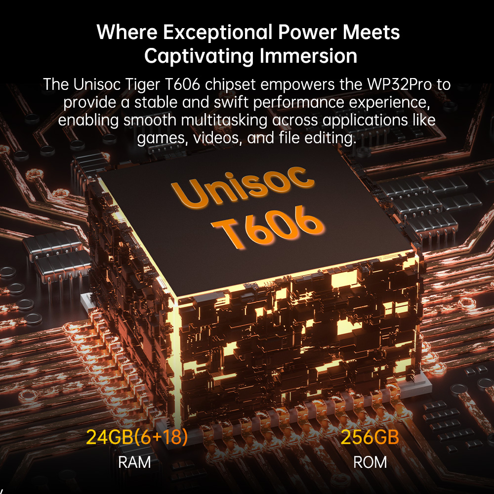 Oukitel WP32 pro Smartphone resistente 6 "HD 24GB + 256GB 6300mAh Octa Core teléfono móvil 20MP teléfono celular NFC