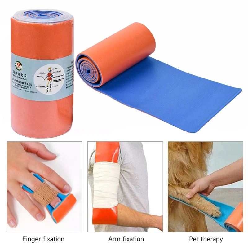 Medical Splint Roll อลูมิเนียมฉุกเฉิน Survival First Aid Fracture คงที่สําหรับคอขาแขนวงเล็บและรองรับ Pet Rescue Splint