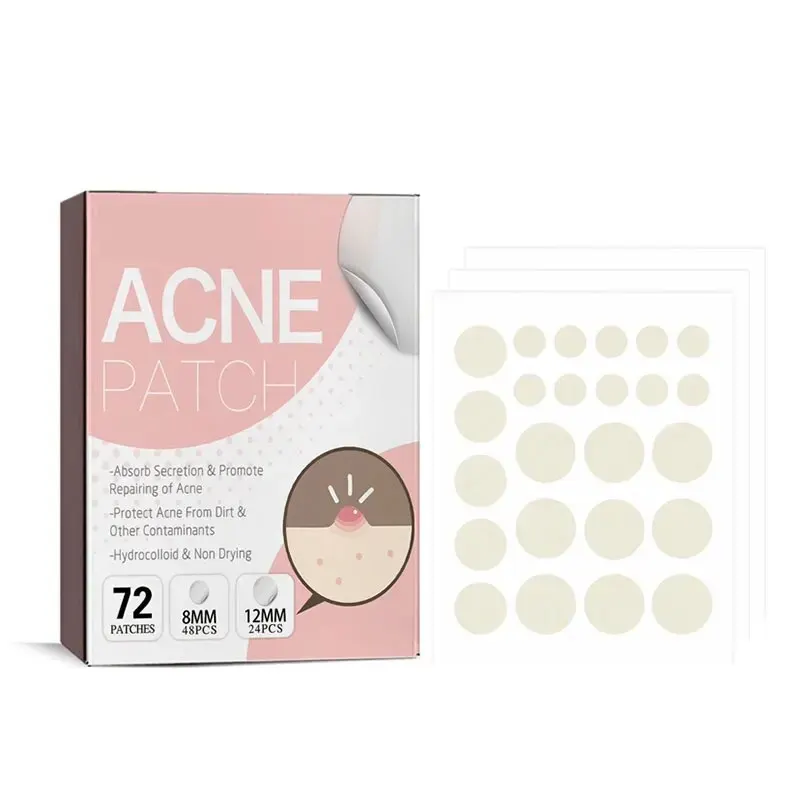 【Hot sales】72pcs Patches The Look Of Comedo And Invisible Concealer Breathable Covering Patch，Facial oil blotting paper