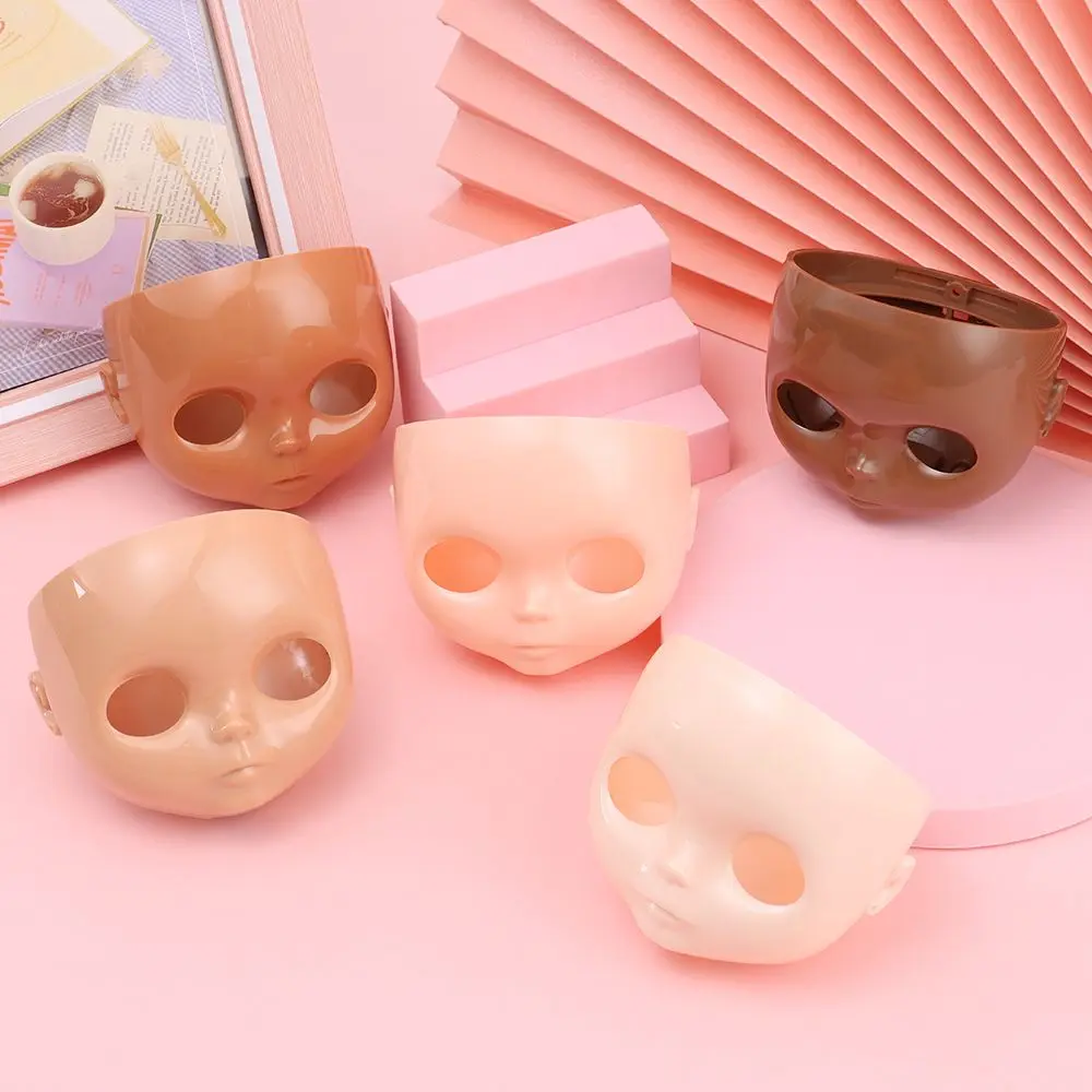 1Pcs 1/6 Blyth Puppe Fabrik 30cm Kunststoff Blyth DIY Puppe Frontplatte Mit Backplate Ändern Make-Up Frontplatte schraube Spielzeug Zubehör