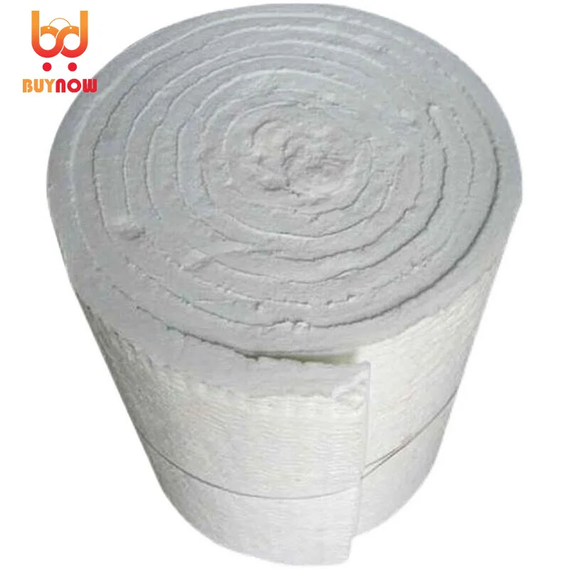 1650 ℃   Resistente alle alte temperature Cuscinetto in zirconio Coperta in fibra ceramica Cotone isolante resistente al fuoco utilizzato nell'industria