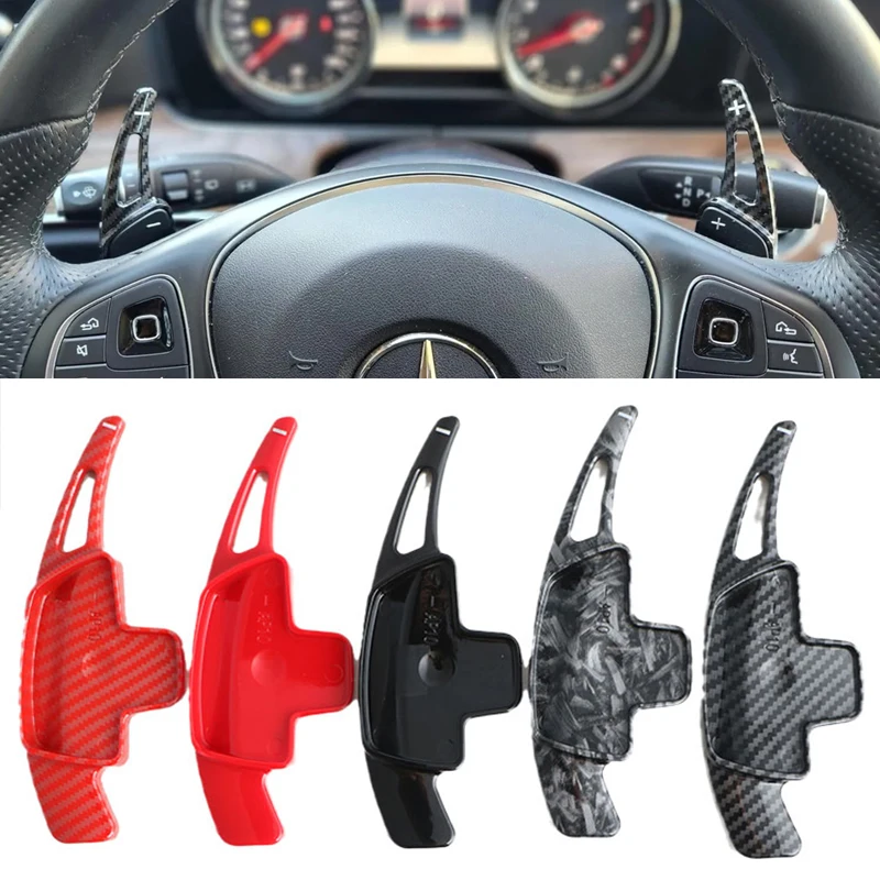 Pá de mudança de volante do carro para mercedes-benz a b c e classe cla gla cls glc gle w176 w205 w246 c117 w218