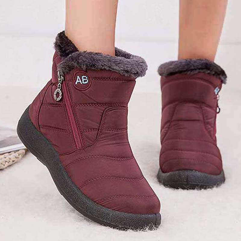 Schnee Stiefel Frauen Komfortable Damen Schuhe Wasserdichte Schuhe Für Frauen Zipper Frauen Schuhe Weiche Warm Halten Winter Stiefel Botas Mujer