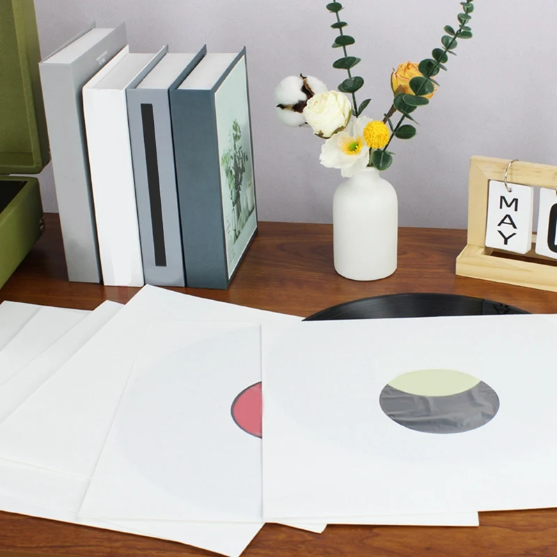 Resealableビニールレコードカバー、アウタースリーブペーパーバッグ、ビニールレコード収納バッグ、lpカバー、12 "、20個